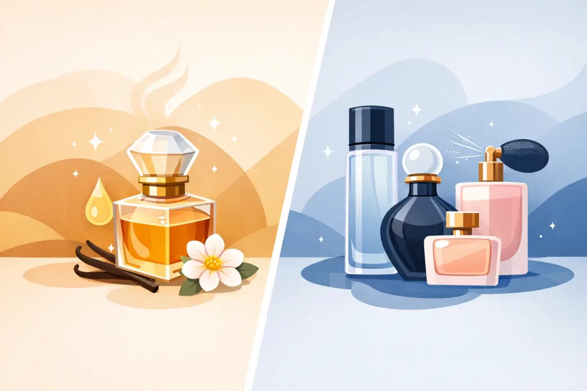 Extracte premium versus parfumuri designer